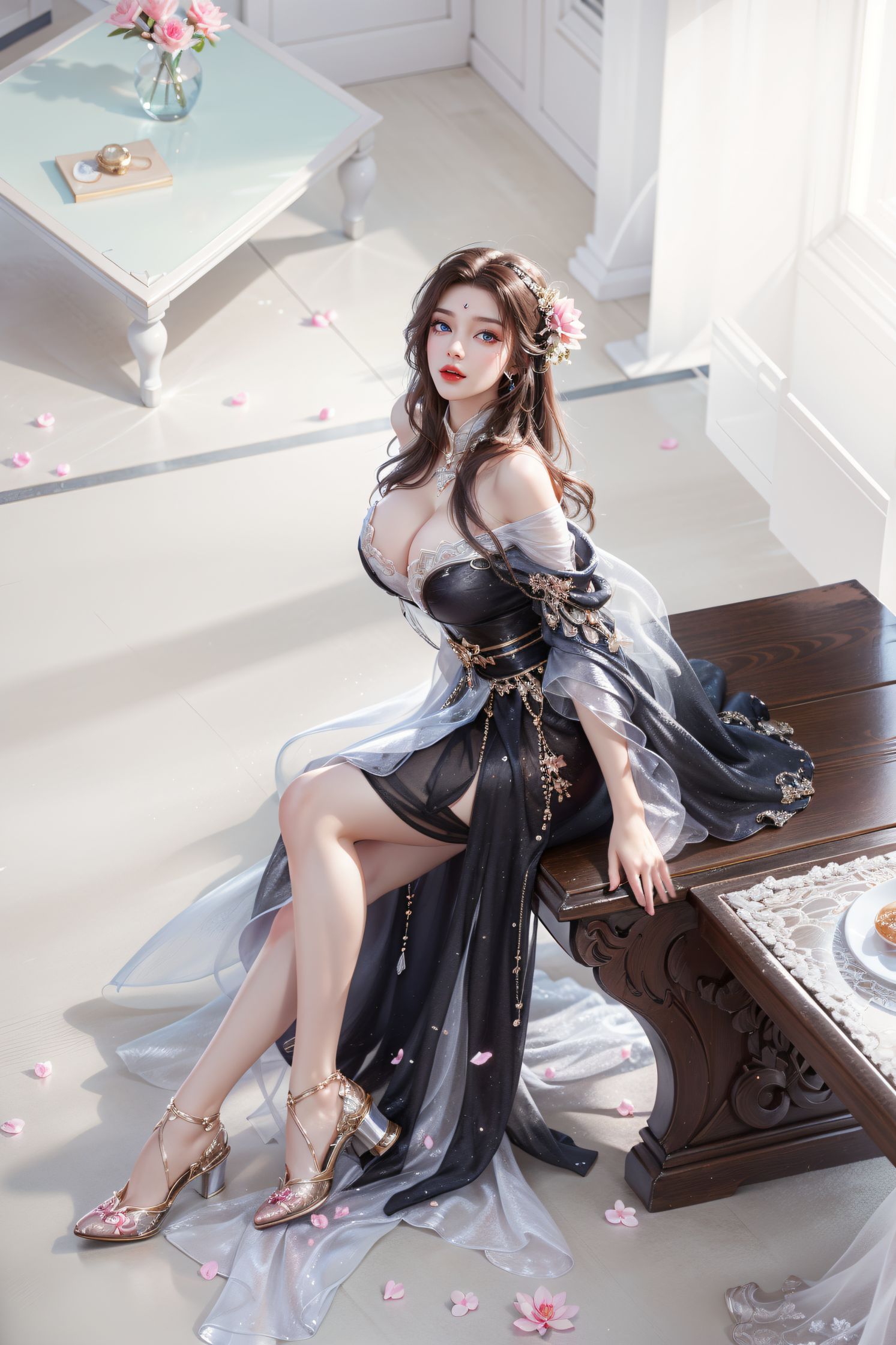 AI绘画-月婵·巅峰唯美-次元社区次元社区
